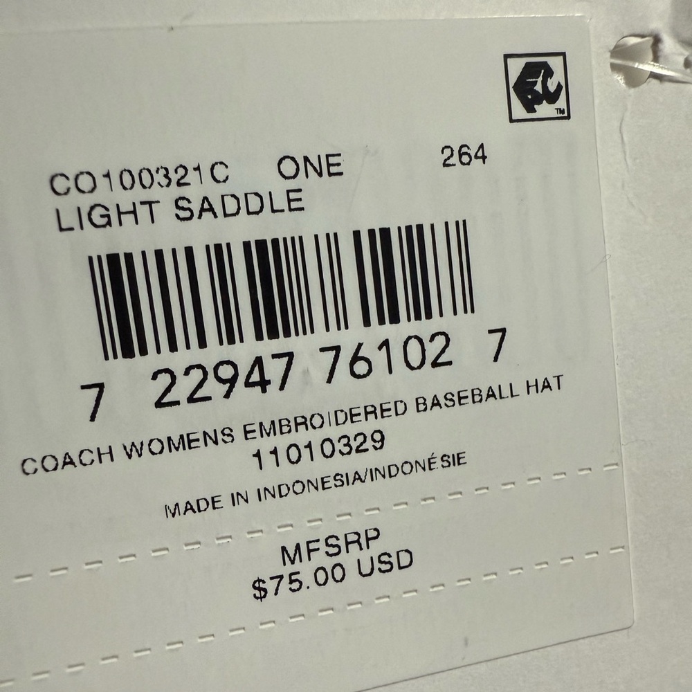 Coach Unisex Hat - Picture 4 of 4